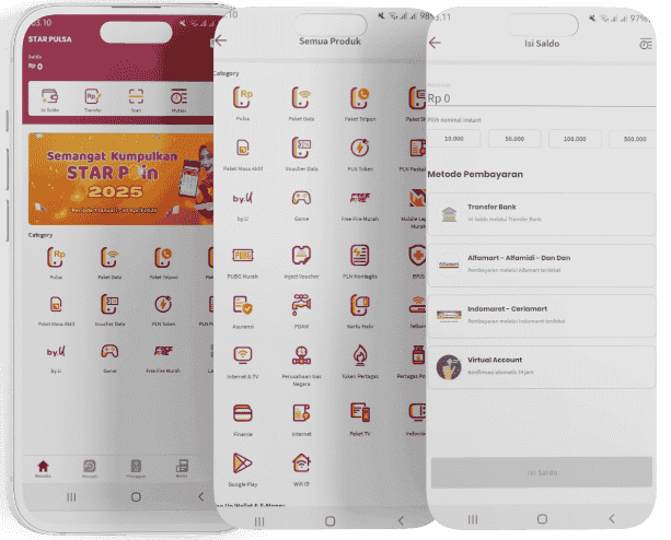 Star Pulsa App Preview